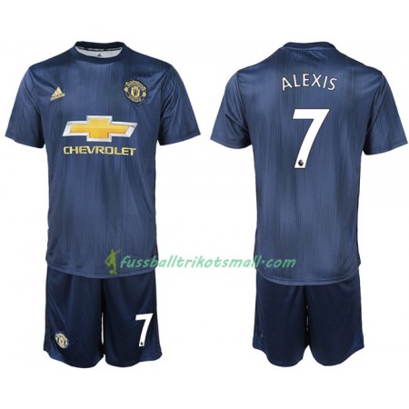 Fußballtrikots Manchester United ALEXIS 7 Kinder 2018-2019 Kurzarm Ausweichtrikot kaufen